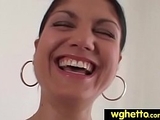 Ghetto whores try white cock 17