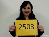 Busty Brunette MILF Gets Huge Load on Casting Couch
